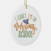 Krankenpflege, die ich nicht in der Krankenpfleger Keramik Ornament (Rechts)