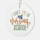 Krankenpflege, die ich nicht in der Krankenpfleger Keramik Ornament (Links)