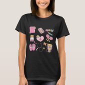 Krankenpflege Doodles Co. Krankenschwester Doodles T-Shirt (Vorderseite)