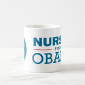 Krankenpflege für Obama Kaffeetasse (Mittel)