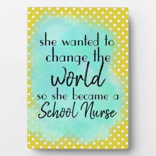 Krankenpflege für Studenten; trendig und Angesagt Fotoplatte (Vorderseite)