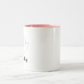 Krankenpflege Geschenk Personalisiert Zweifarbige Tasse (Mittel)