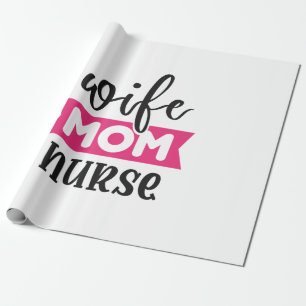 Krankenpflege Geschenke Ehefrau Mama Nurse Geschenkpapier