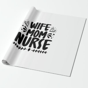 Krankenpflege Geschenke Ehefrau Mama Nurse Geschenkpapier