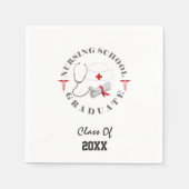 Krankenpflege Graduate Gear Serviette (Vorderseite)