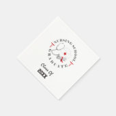 Krankenpflege Graduate Gear Serviette (Ecke)