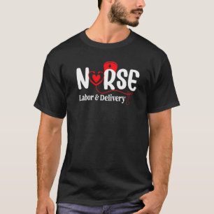 Krankenpflege Herzkrankheiten Woche Arbeit und Lie T-Shirt