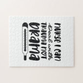 Krankenpflege Ich kann mit Trauma umgehen Puzzle (Horizontal)