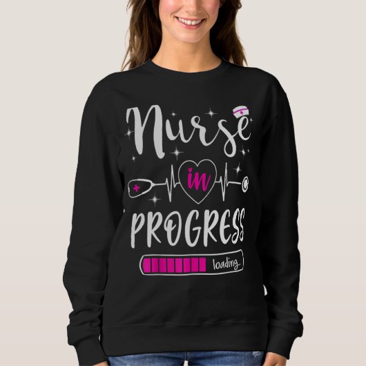 Krankenpflege im Ausbildungsbereich Sweatshirt (Vorderseite)
