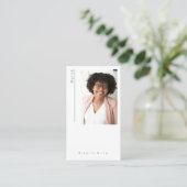 Krankenpflege im Foto - Krankenpflege - Visitenkar Visitenkarte (Stehend Vorderseite)