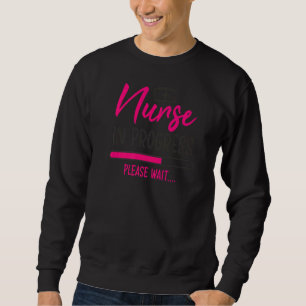 Krankenpflege im Gange Krankenpflege Kursteilnehme Sweatshirt