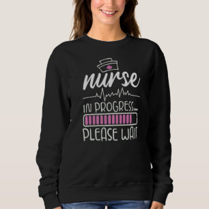 Krankenpflege im Gange Krankenpflege Kursteilnehme Sweatshirt