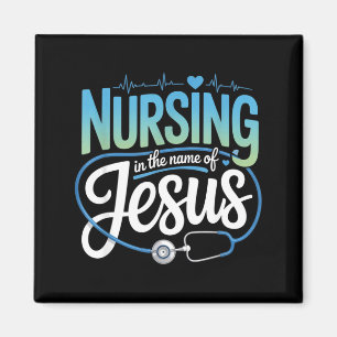 Krankenpflege im Namen Jesu christliche Krankensch Magnet