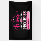 Krankenpflege in der laufenden Krankenpflege Banner (Vertikal)