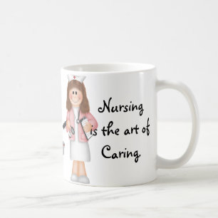 Krankenpflege ist die Kunst von Caring Kaffeetasse
