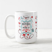 Krankenpflege ist ein Werk der herzlichen Tasse (Links)