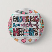 Krankenpflege ist ein Werk des Herzens Button (Vorderseite)