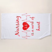 Krankenpflege ist ein Werk herzinspirierender Zita Strandtuch (Vorderseite)