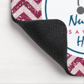 Krankenpflege ist ein Werk von Heart Sprichwort w/ Mousepad (Ecke)