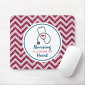 Krankenpflege ist ein Werk von Heart Sprichwort w/ Mousepad (Mit Mouse)
