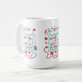 Krankenpflege ist meine SuperPower-Tasse Kaffeetasse (Vorderseite Links)