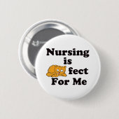 Krankenpflege ist Purrr-fect für mich Button (Vorne & Hinten)