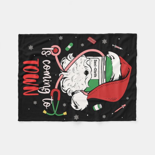 Krankenpflege Istant Xmas Sani- Tuch kommt Fleecedecke