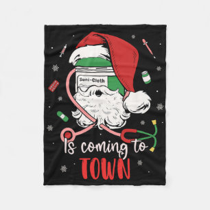 Krankenpflege Istant Xmas Sani- Tuch kommt Fleecedecke