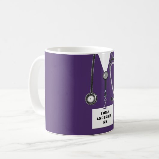 Krankenpflege Kaffeetasse (Vorderseite Links)