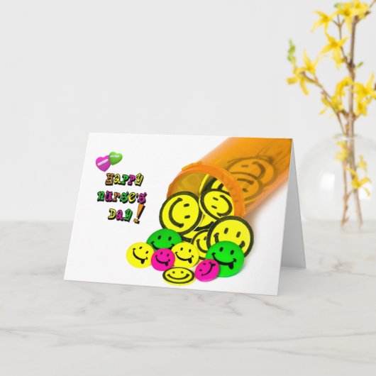 Krankenpflege Karte (Gelbe Blume)