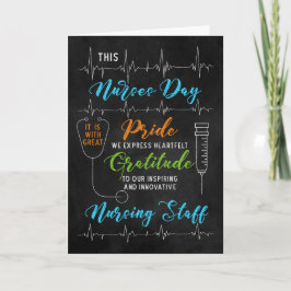 Krankenpflege-Kindergarten Dankbarkeit Karte