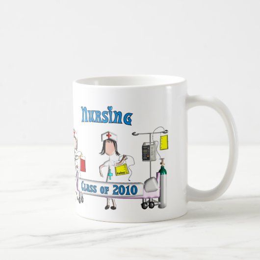 Krankenpflege-Klasse von 2010 Geschenken Kaffeetasse (Rechts)