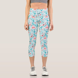 Krankenpflege Krankenhaus Volunteer Niedliche Cust Capri Leggings
