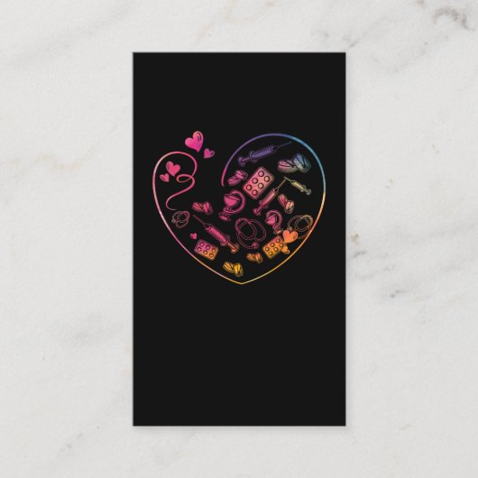 Krankenpflege Krankenpflege Krankenpfleger Doktor Visitenkarte (Vorderseite)