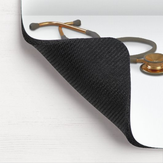 Krankenpflege-Lampe und Stethoskop Mousepad (Ecke)