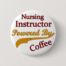 Krankenpflege-Lehrer angetrieben durch Kaffee Button