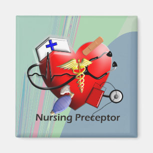 Krankenpflege-Lehrer-Herz-Kunst-Geschenke Magnet