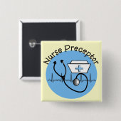 Krankenpflege-Lehrer-Knopf Button (Vorne & Hinten)