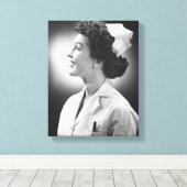 Krankenpflege Leinwanddruck (Insitu (Holzboden))