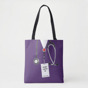 Krankenpflege Lila Tasche