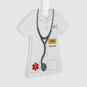 Krankenpflege Medizinische Uniform Personalisierte Ornament (Vorderseite)