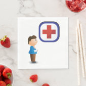 Krankenpflege Napkins für verletzte Kinder Serviette (Beispiel)