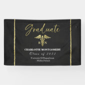 Krankenpflege Party Caduceus Grad Banner (Horizontal)