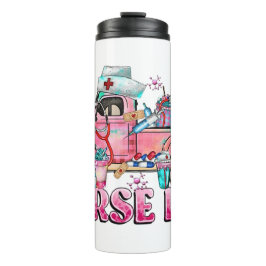 Krankenpflege Pink Truck Thermal Tumbler Thermosbecher