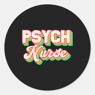 Krankenpflege Psychiatrische Krankenpflege Abteilu Runder Aufkleber
