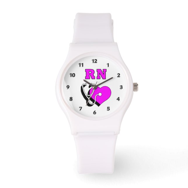 Krankenpflege RN Care Armbanduhr (Vorderseite)