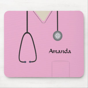 Krankenpflege Rosa Mousepad