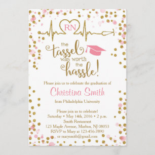 Krankenpflege-SchulAbschluss-Einladungen Einladung