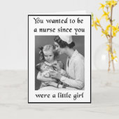 Krankenpflege-SchulAbschluss Karte (Gelbe Blume)