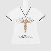 Krankenpflege-SchulAbschluss-personalisierte Ornament (Rückseite)